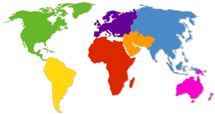 Map of the world